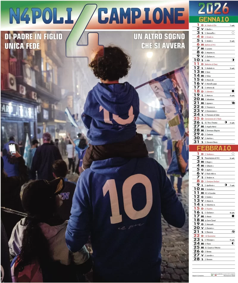 Calendario Napoli Campione