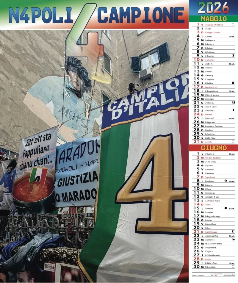 Calendario Napoli Campione - immagine 3