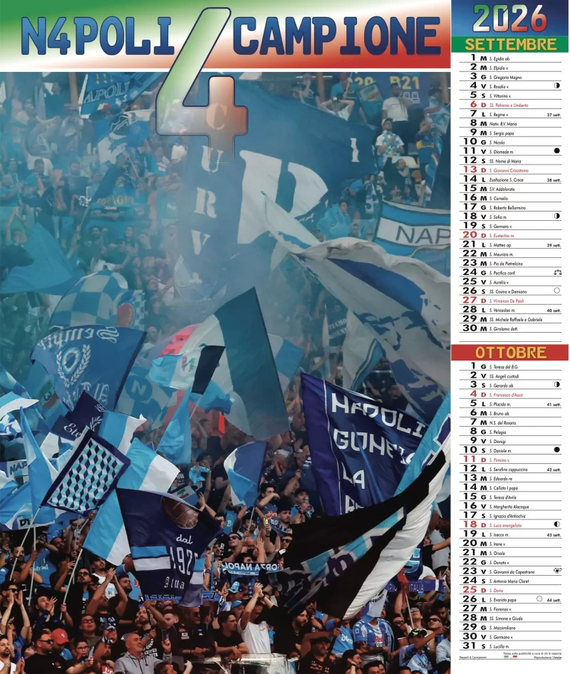 Calendario Napoli Campione - immagine 4