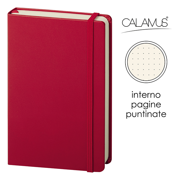 NOTES TASCABILE CALAMUS PU Rosso - immagine 10