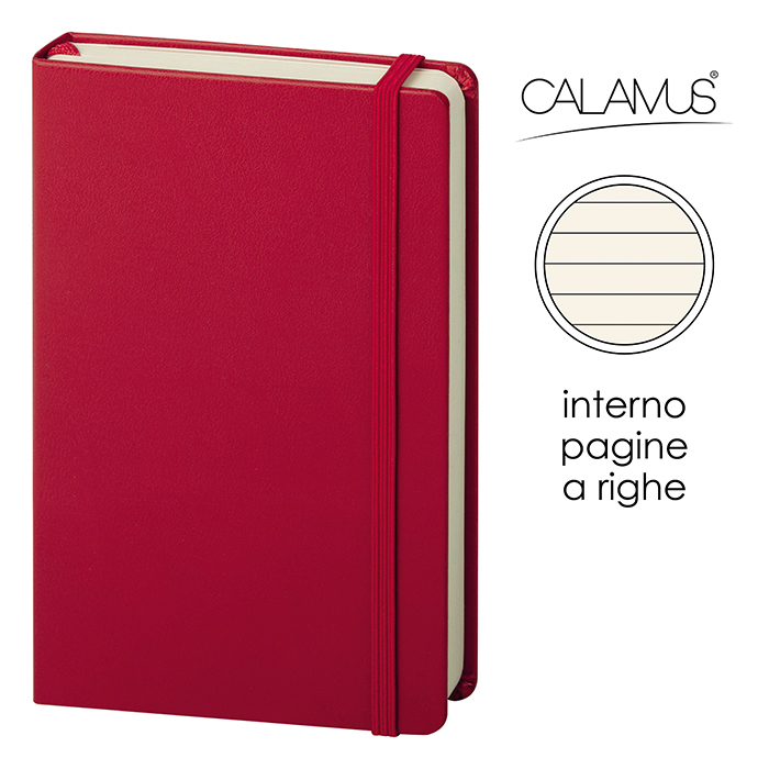 NOTES TASCABILE CALAMUS PU Rosso