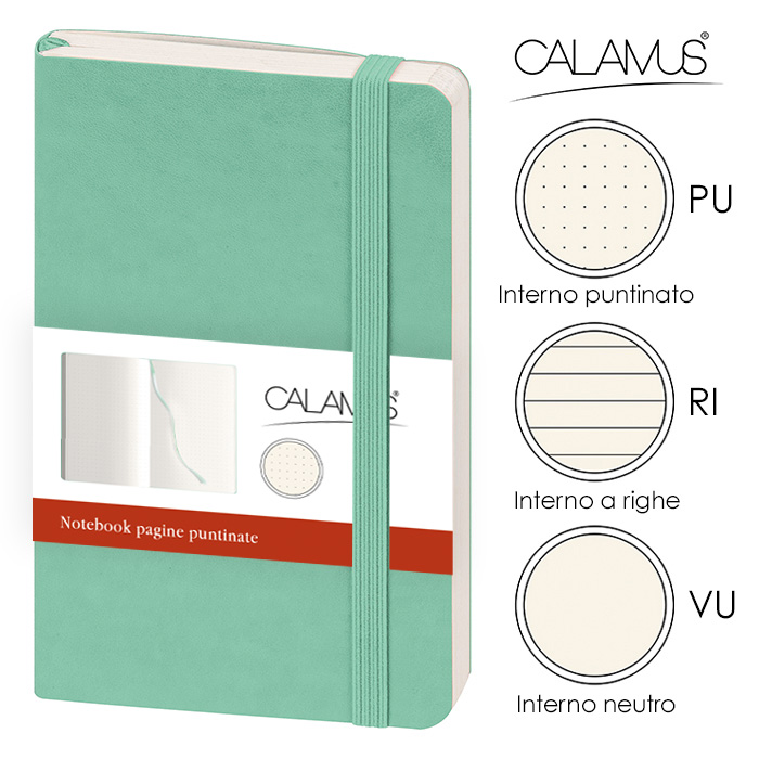 NOTES TASCABILE CALAMUS PU Acqua Marina - immagine 10