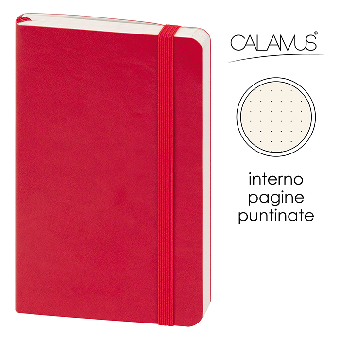 NOTES TASCABILE CALAMUS PU Rosso - immagine 9