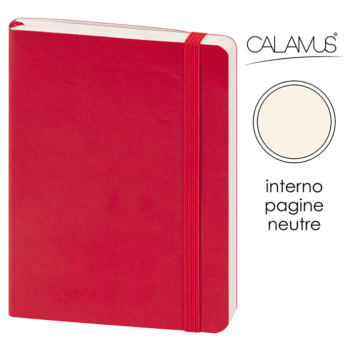 NOTES MAXI CALAMUS PU Rosso - immagine 5