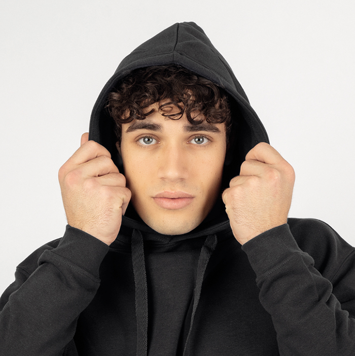 HOODIE M Melange