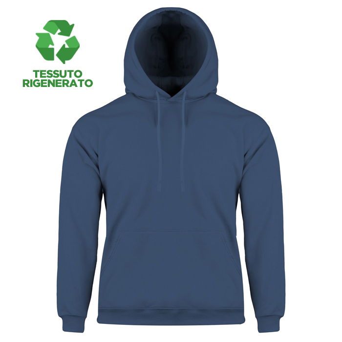 ECO HOODIE L Blu - immagine 2