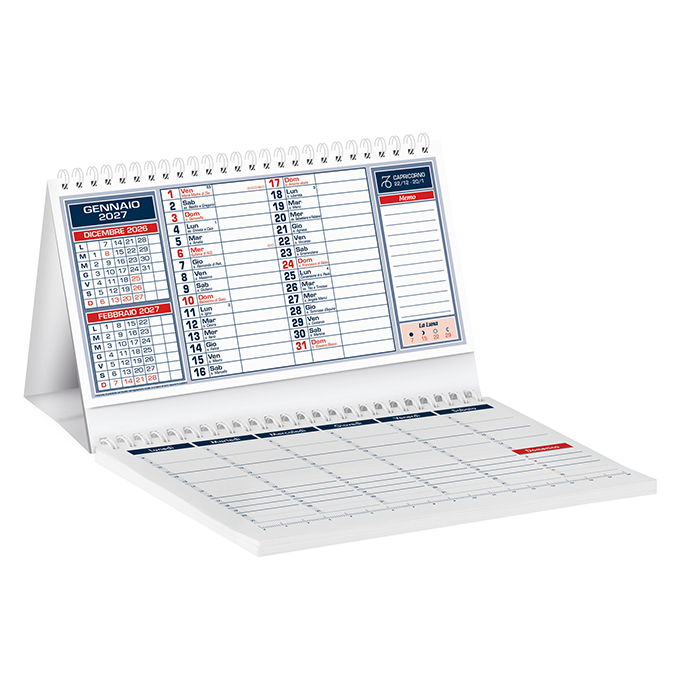 MEMO CALENDAR Rosso - immagine 2