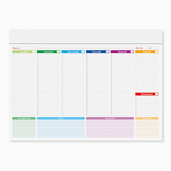 MINI PLANNING MULTICOLOR Neutro