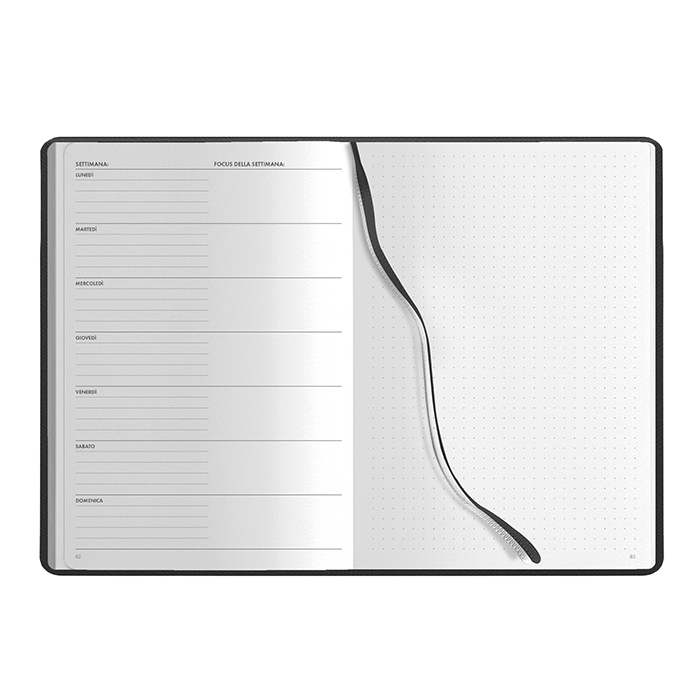 PLANNER NON DATATO Nero - immagine 2