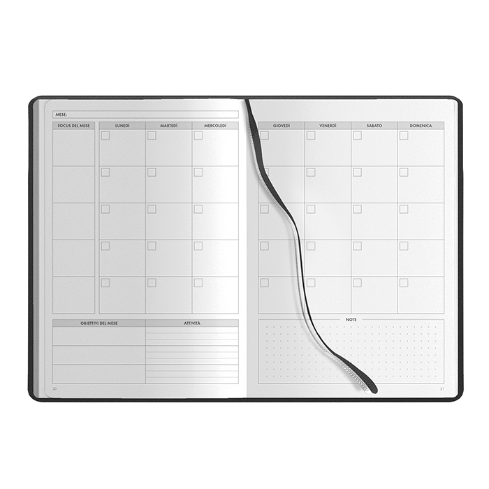 PLANNER NON DATATO Grigio - immagine 3