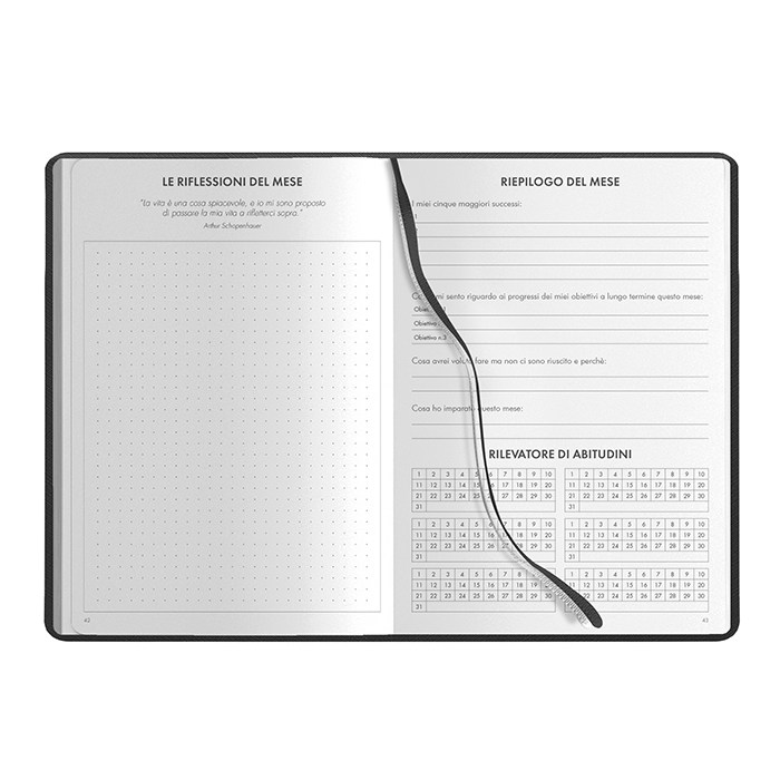 PLANNER NON DATATO Grigio - immagine 5