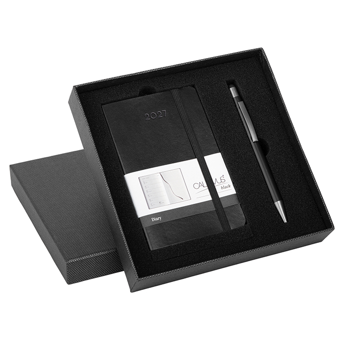 PARURE CALAMUS BLACK SETTIMANALE Nero - immagine 3