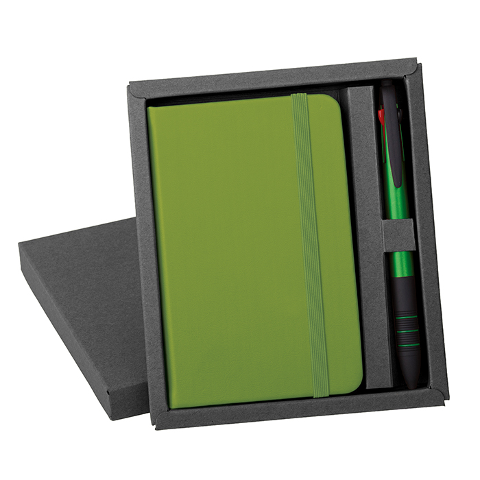PARURE NOTES PU Verde Lime