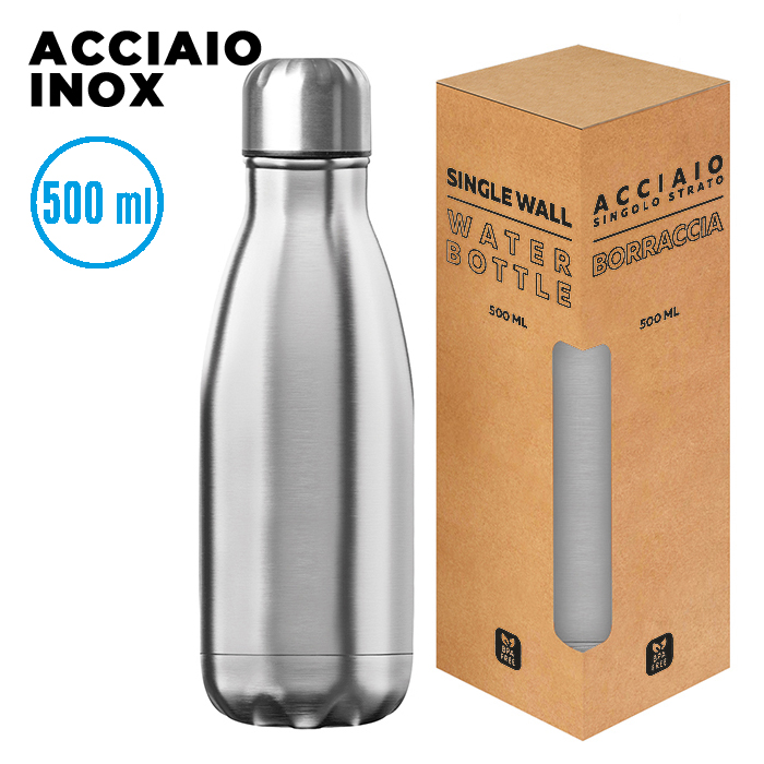 GLOSSY BOTTLE 500 Silver