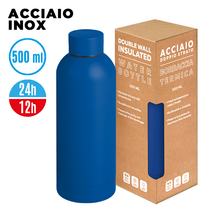 MATTE BOTTLE 500  Blu