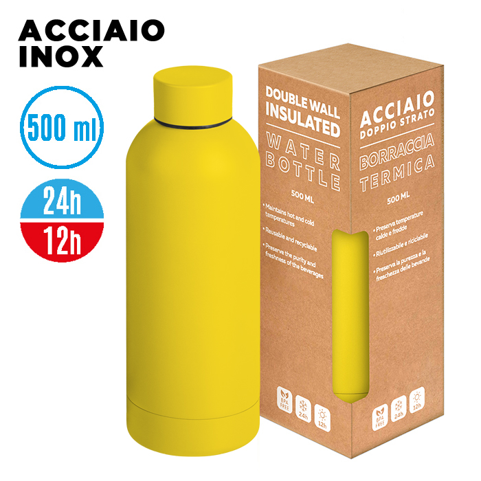 MATTE BOTTLE 500  Giallo