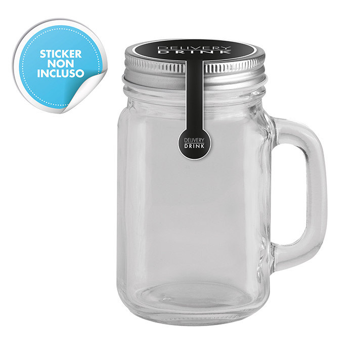 JAR GLASS Silver