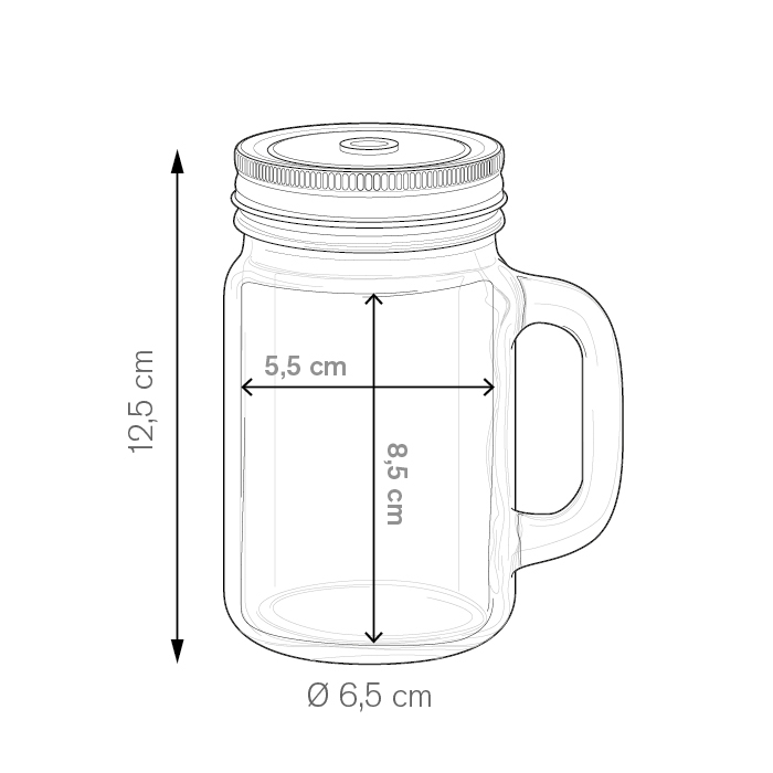 JAR GLASS Verde