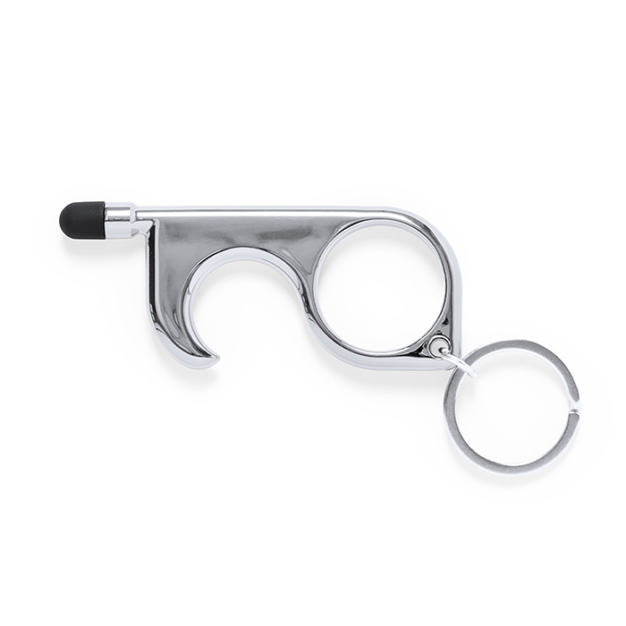SAFETY KEYRING  Silver