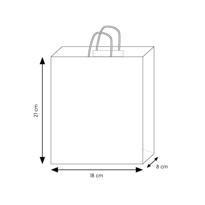 SHOPPER IN CARTA  Bianco