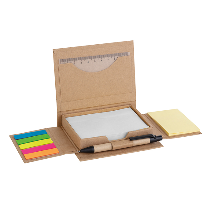 NOTES DESK SET Rosso