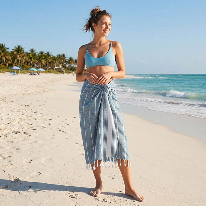 FOUTA TOWEL Rosso